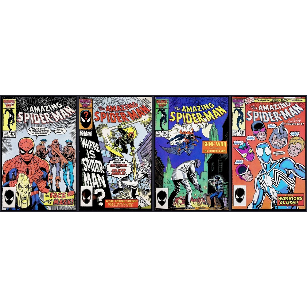 Amazing Spider-Man #276 279 281 286 Marvel 4x Comic‎ Lot Hobgoblin Key